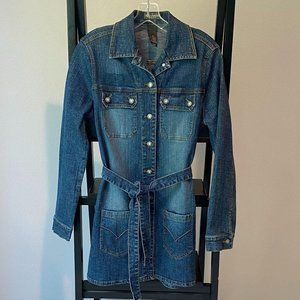 BISOU BISOU Michele Bohbot Denim Dress-Size 10